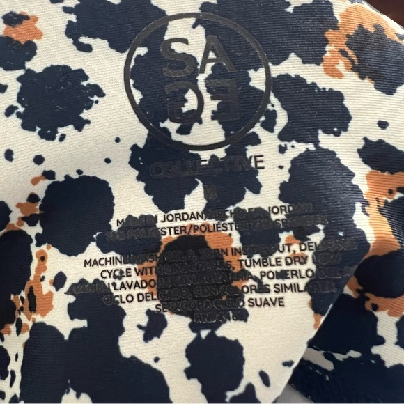 3/$30 🍂 Sage Collective Cheetah Print Ink Splatter Leggings - Picture 8 of 8